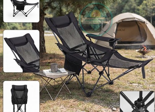 Ghế Xếp Gọn Cắm Trại, Ghế nằm Camping, Ghế Xếp Nằm Nghỉ Ngơi Đa Năng ,ghế Chăm Người Thân Tại Bệnh Viện
