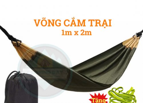 VÕNG CẮM TRẠI 1M X 2M PHỐI 2 MÀU
